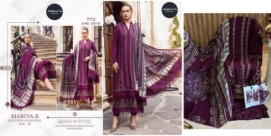 1287B Colour Mehboob Tex Pakistani Salwar Suits