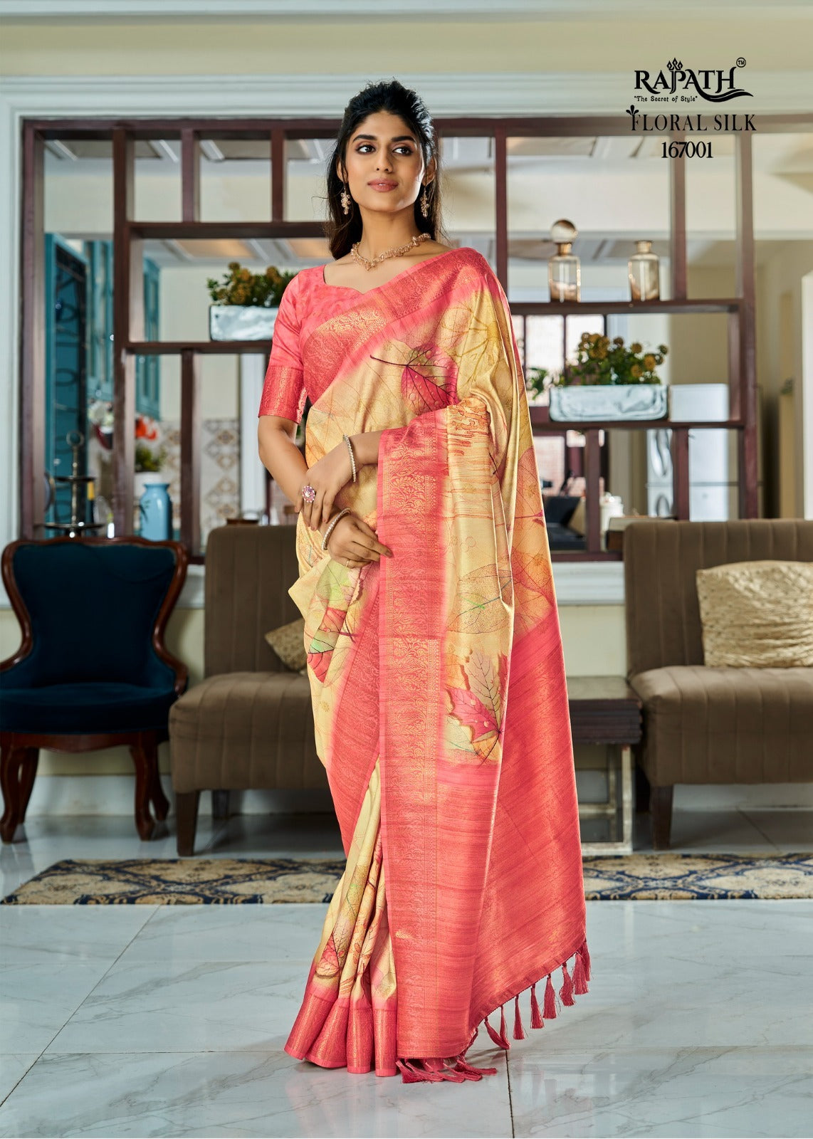 167001 Surmai Rajpath Sarees