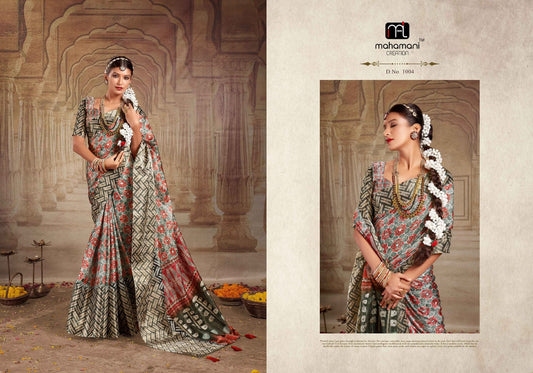 1004 Rashmika Mahamani Creation Sarees