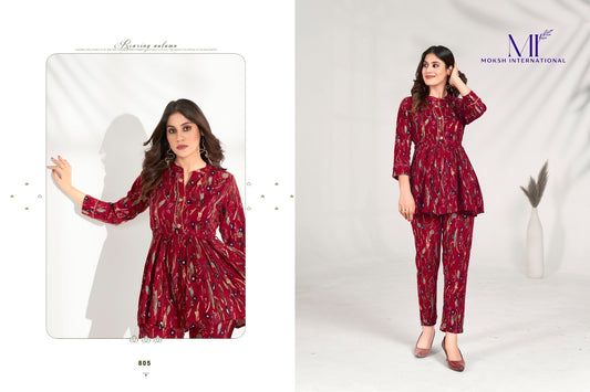 805 Milky Vol 1 Moksh Co Ord Set