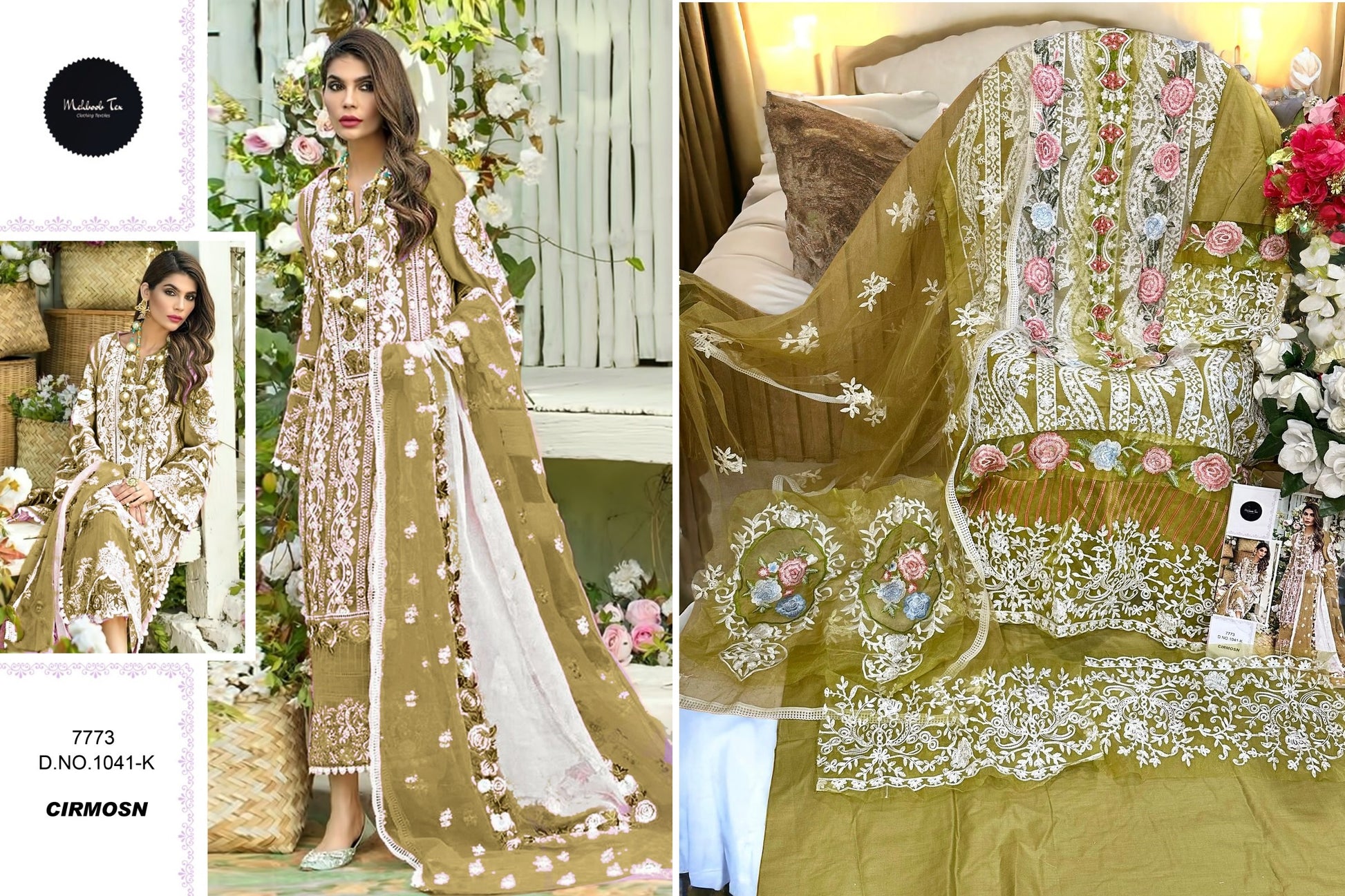 1041K Mehboob Tex Pakistani Salwar Suits