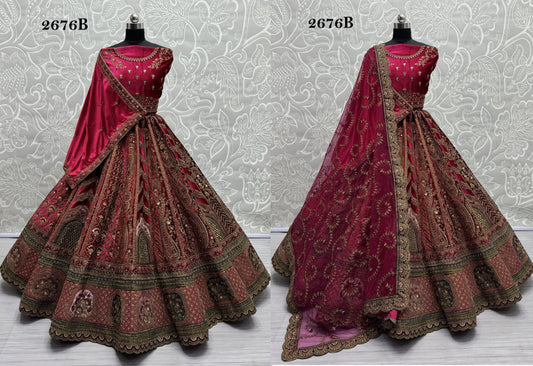 2676B Anjani Art Lehenga Choli