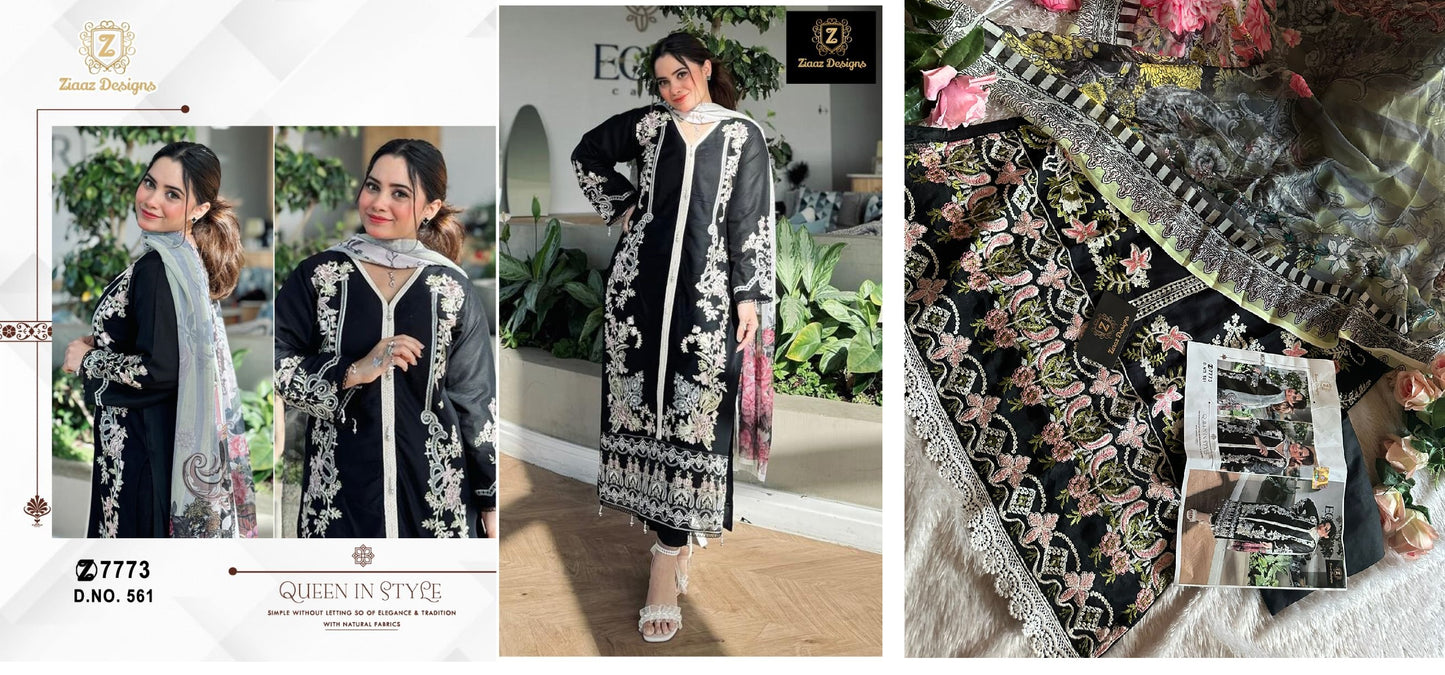 561 Ziaaz Designs Pakistani Salwar Suits