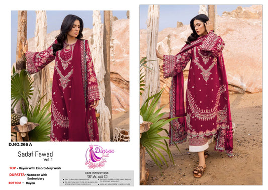 266A Sadaf Fawad Vol 1 Dinsaa Suit Pakistani Salwar Suits