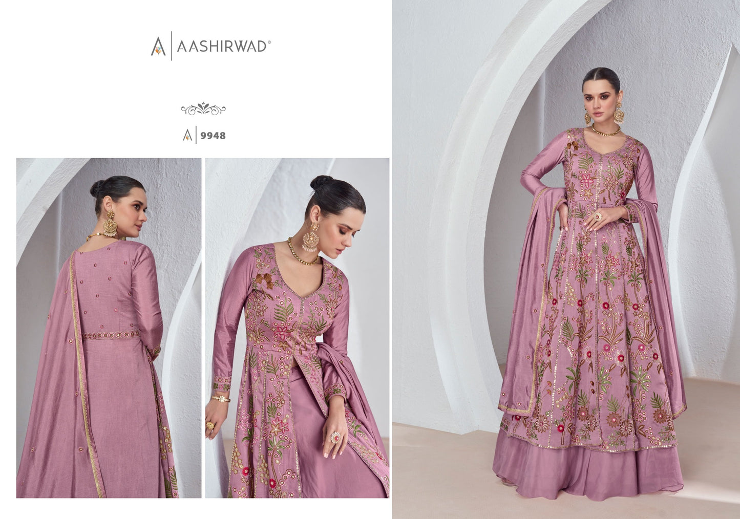 9848 Sabina Aashirwad Creation Readymade Suits