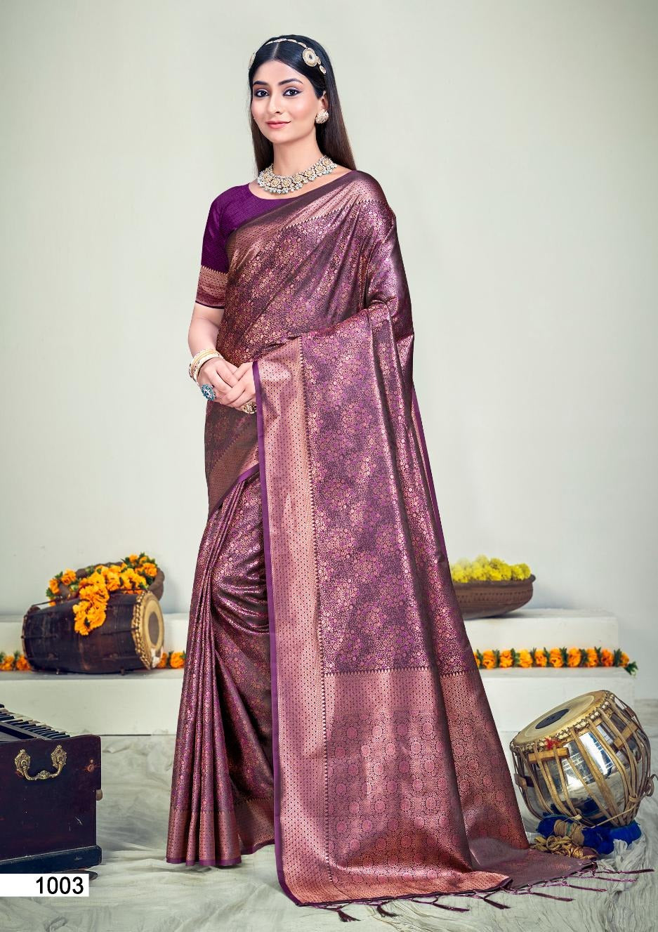 1003 Rajwadi Vol 8 Bunawat Sarees
