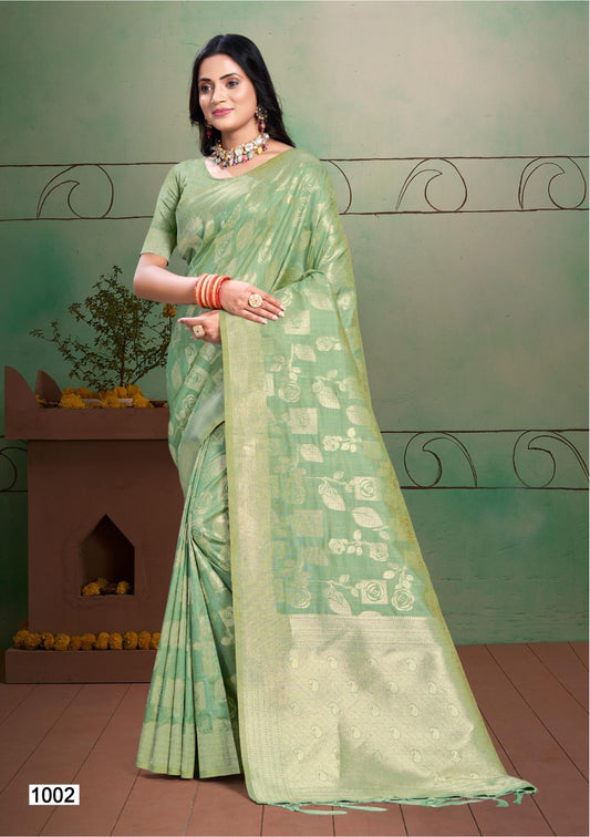 1002 Anubhuti Silk Vol 3 Bunawat Sarees