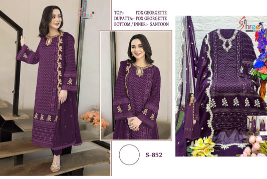 S-852 Shree Fabs Pakistani Salwar Suits