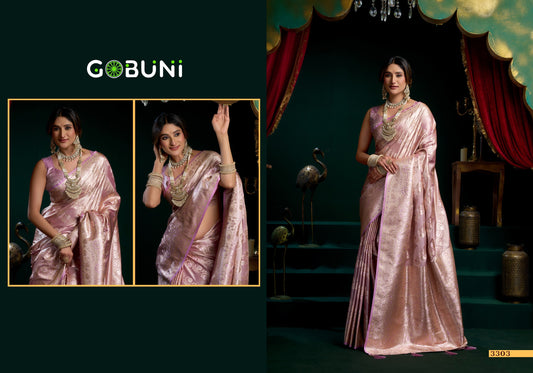 3303 Shreemati Gobuni Satin Silk Sarees