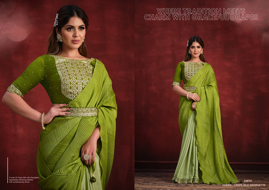 23610 Kimaya Mahotsav Ready To Wear Saree