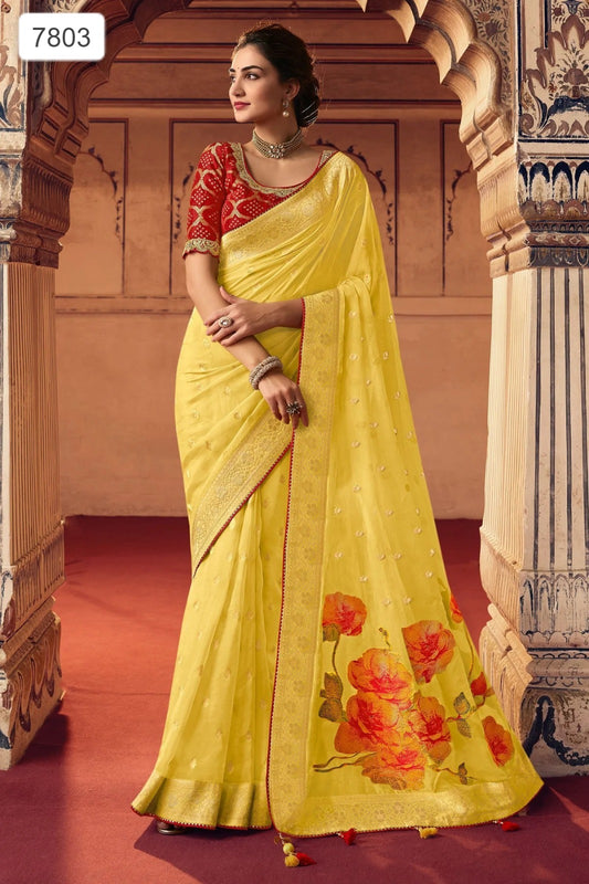 7803 Olivia Sulakshmi Prints Sarees
