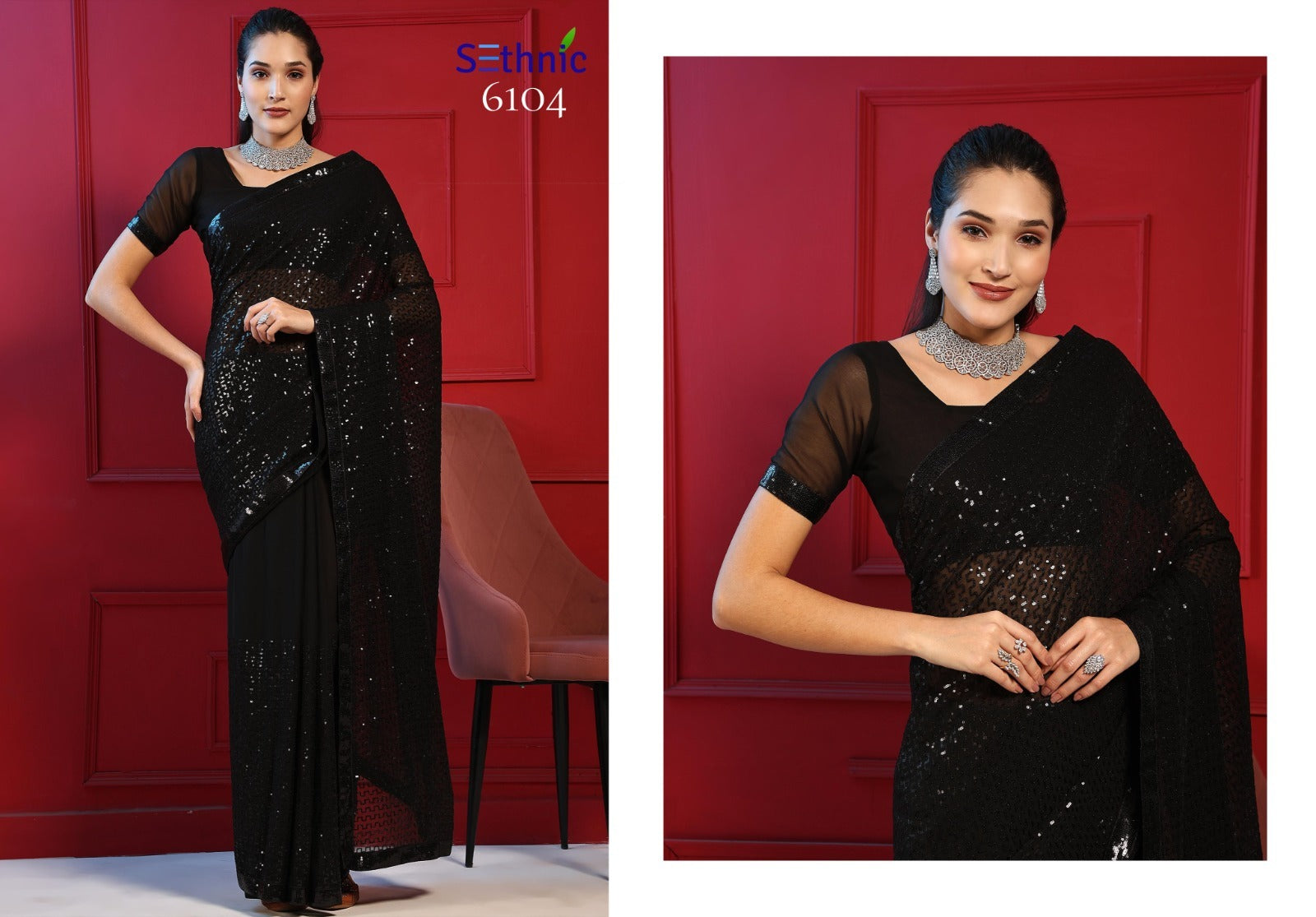 6104 Bling Vol 1 Sethnic Sarees
