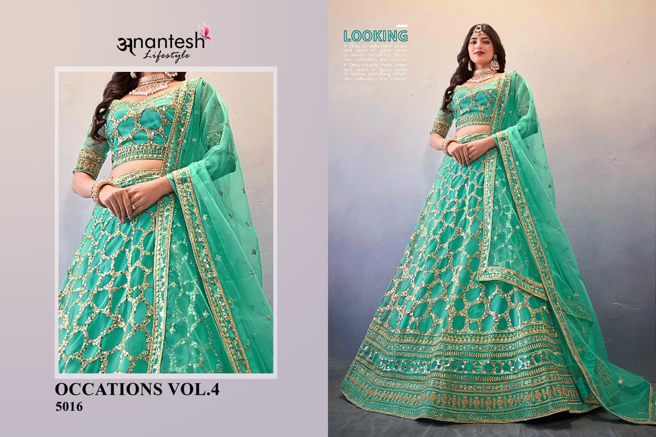 5016 Occations Vol 4 Anantesh Lehenga Choli
