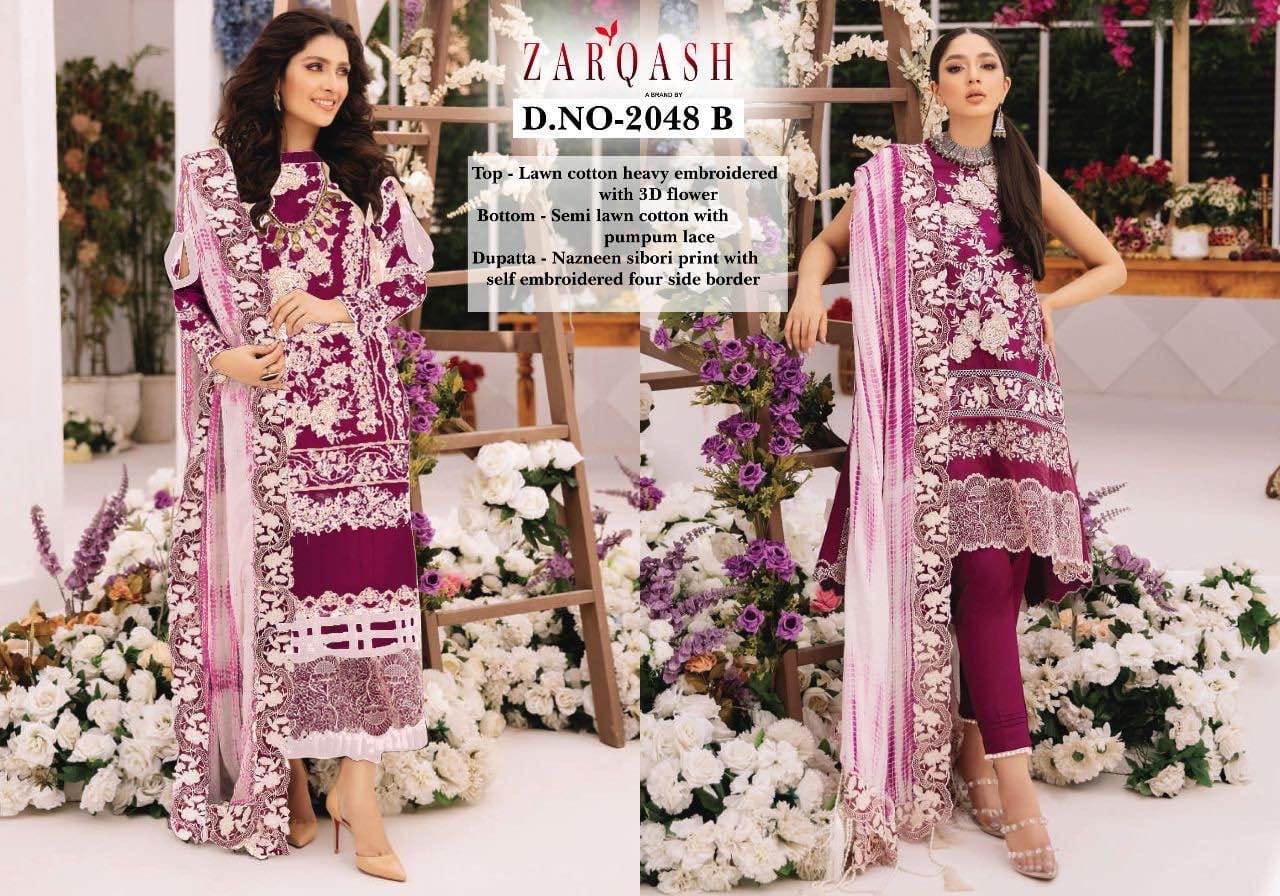 Z-2048B Zarqash Pakistani Salwar Suits