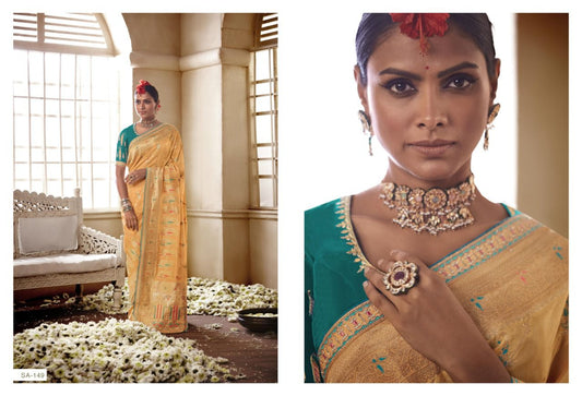 149 Meenakari Sindhuri Sarees