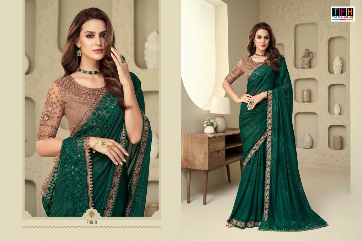 28018 Silver Screen Vol 18 Tfh Sarees