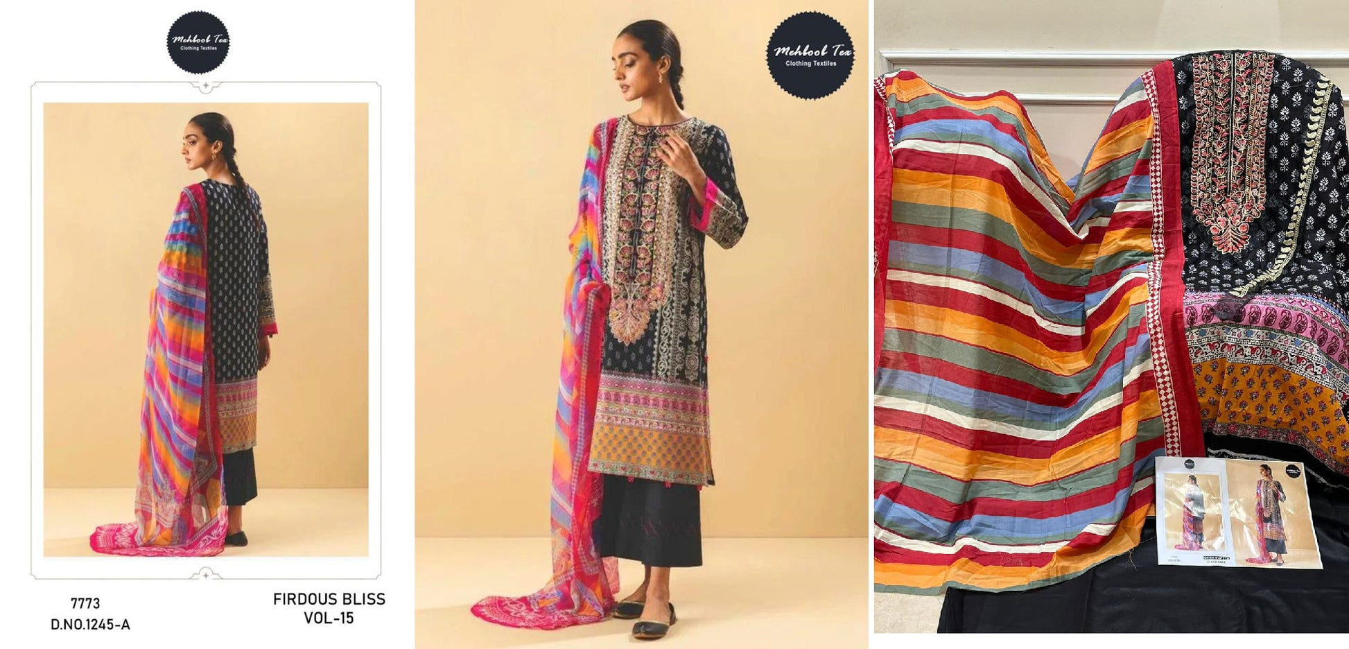 1245A Mehboob Tex Pakistani Salwar Suits