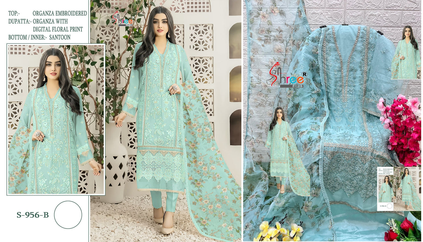 956B Shree Fabs Pakistani Salwar Suits
