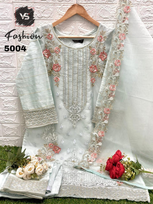 5004 White Vs Fashion Pakistani Readymade Suits