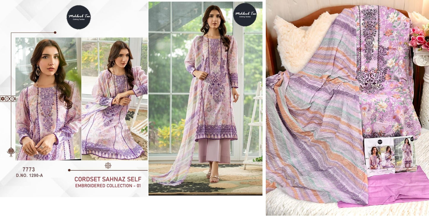 1290A Mehboob Tex Pakistani Salwar Suits