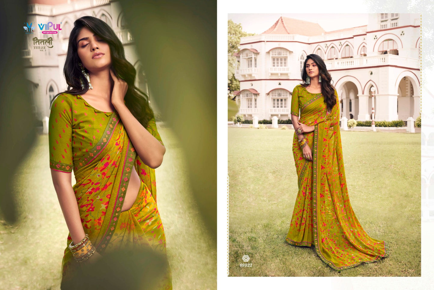 69822 Titlee Vol 3 Vipul Sarees