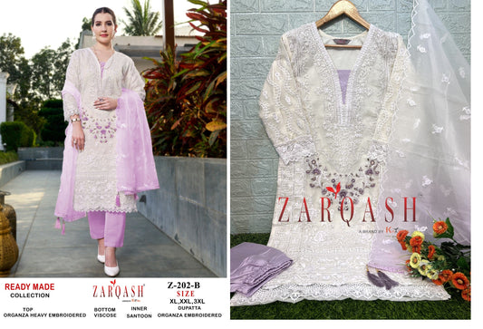 202B Zarqash Pakistani Readymade Suits