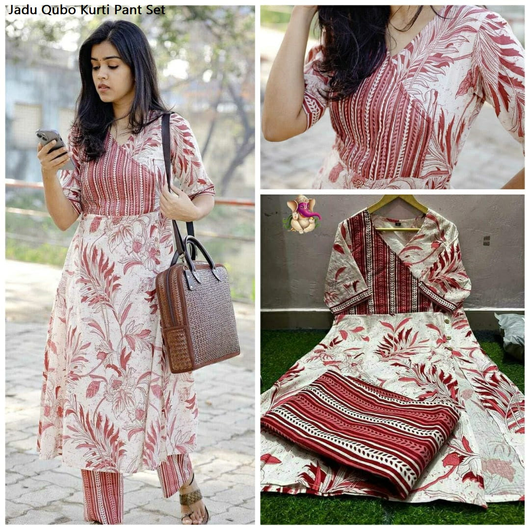 Jadu Qubo Kurti Pant Set