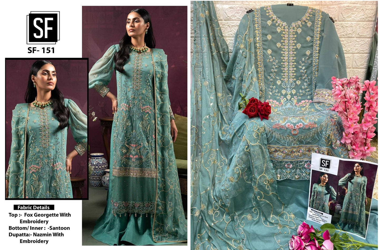 151 Sf Fashion Pakistani Salwar Suits