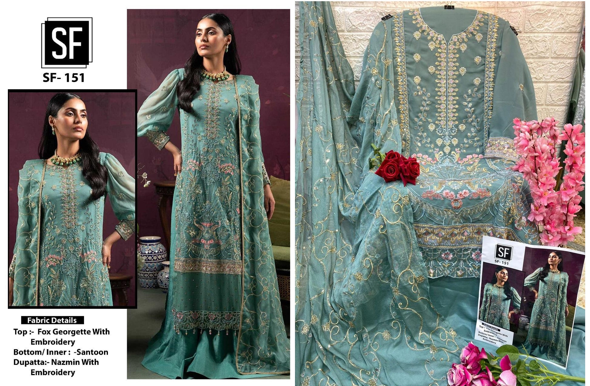 151 Sf Fashion Pakistani Salwar Suits