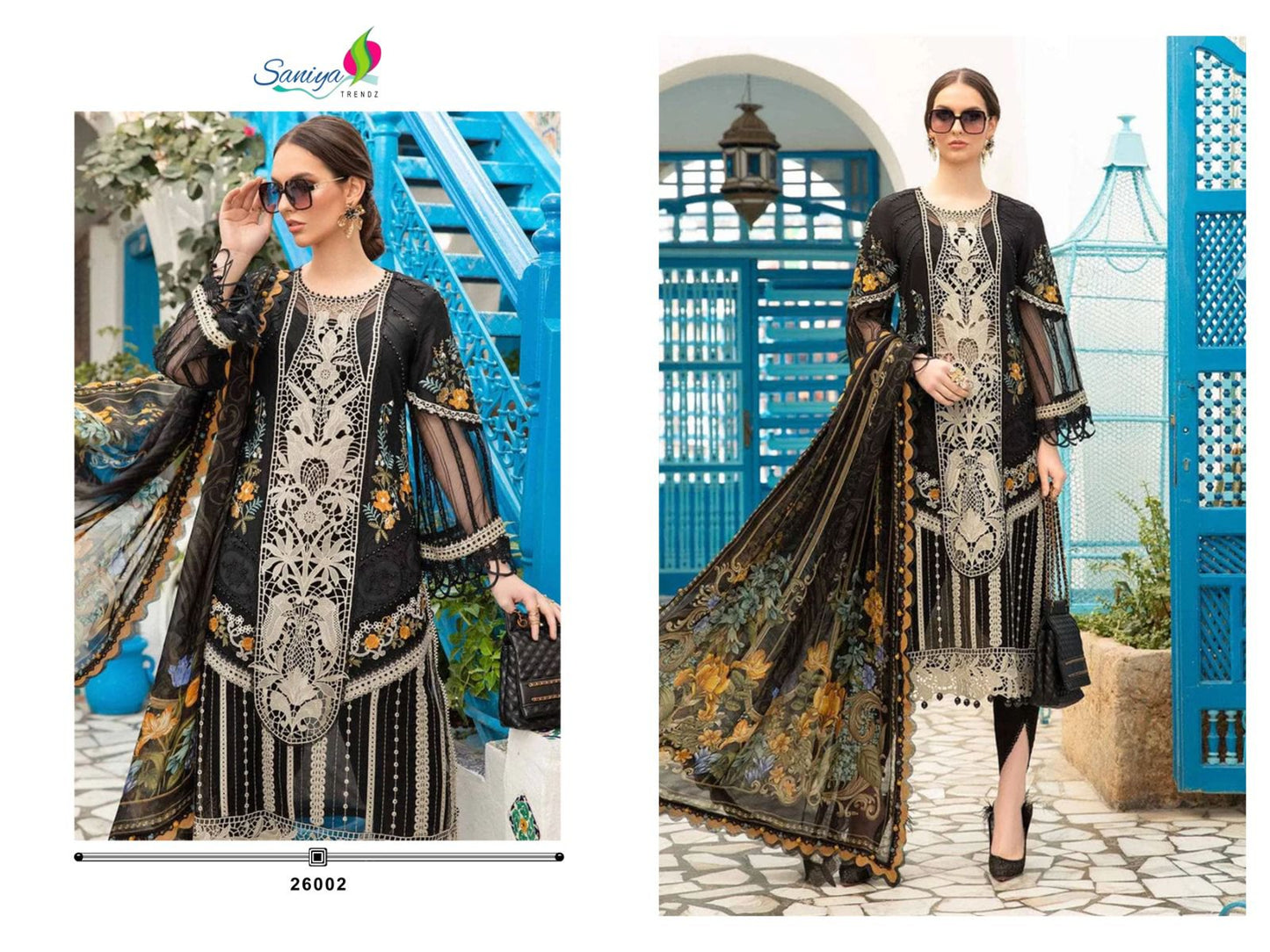 26002 Maria B Lawn Vol 26 Saniya Trendz Pakistani Salwar Suits