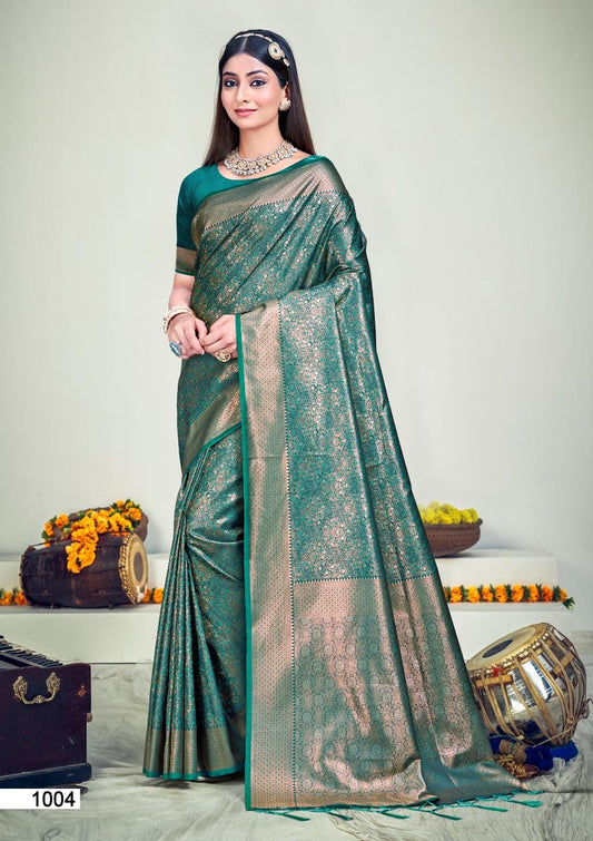 1004 Rajwadi Vol 8 Bunawat Sarees