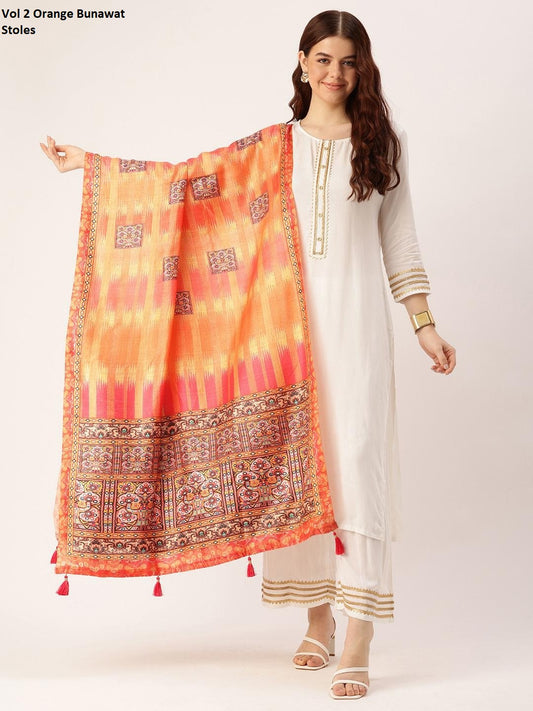 Vol 2 Orange Bunawat Stoles