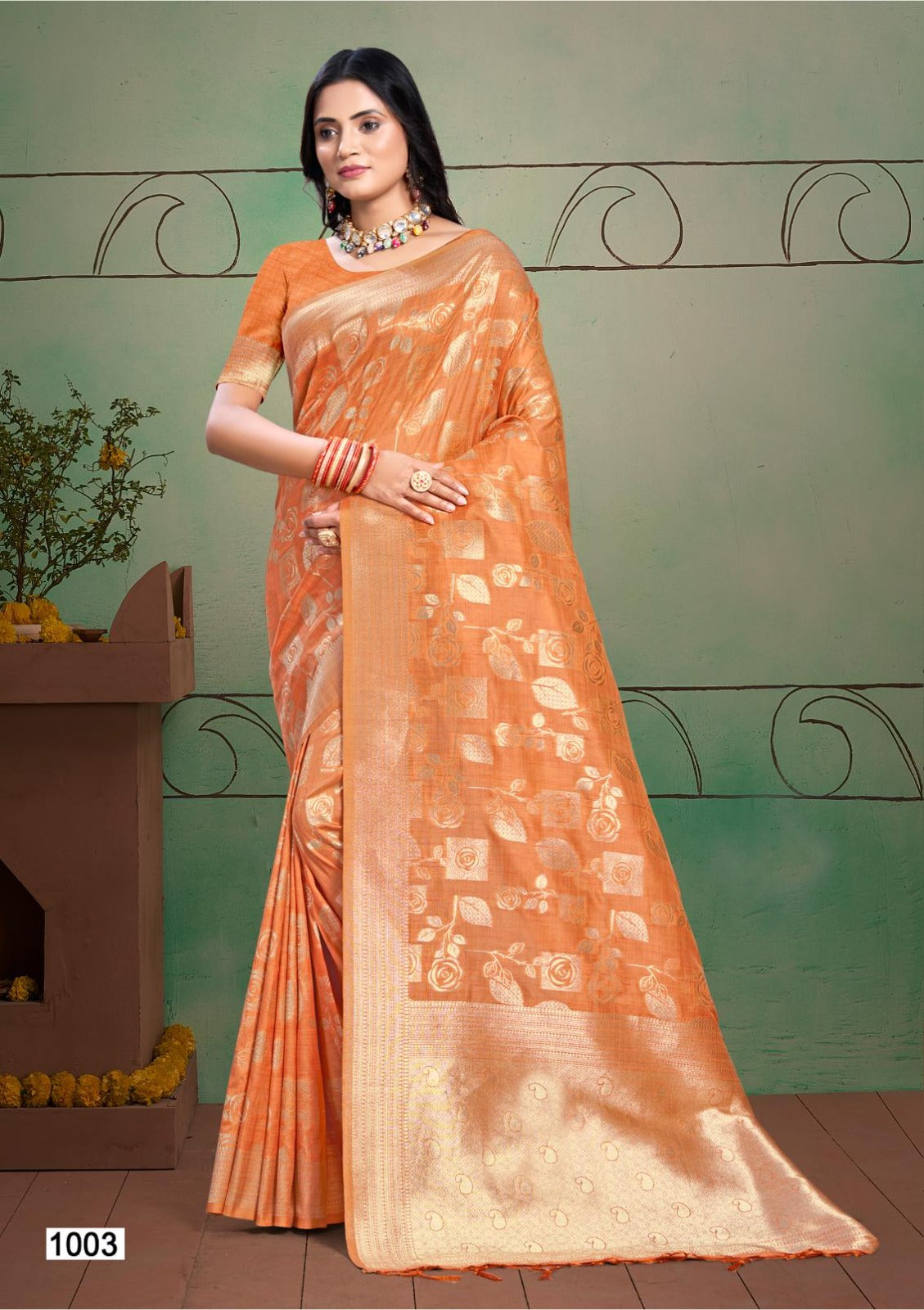 1003 Anubhuti Silk Vol 3 Bunawat Sarees