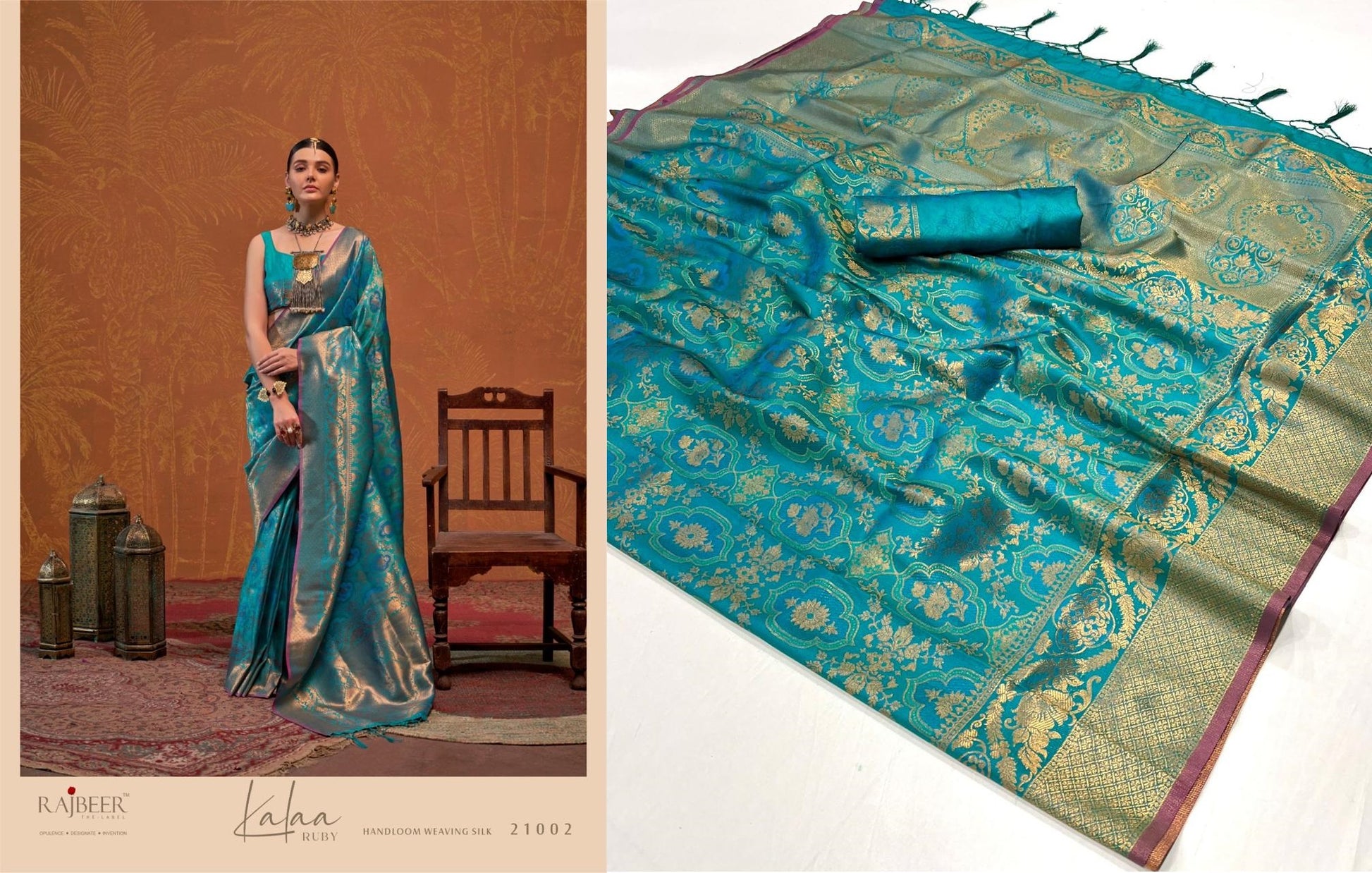 21002 Kalaa Ruby Rajbeer Sarees