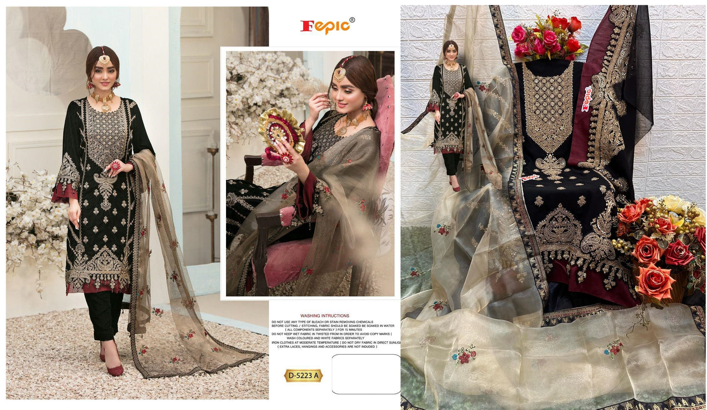 D-5223-A Fepic Pakistani Salwar Suits