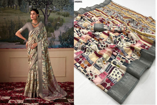 340001 Shimoni Silk Rajpath Handloom Sarees