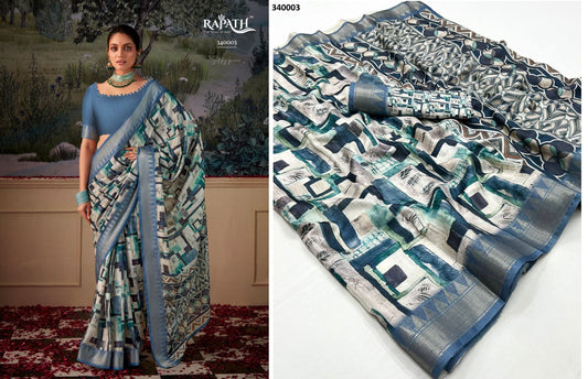 340003 Shimoni Silk Rajpath Handloom Sarees