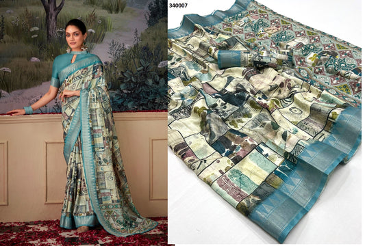 340007 Shimoni Silk Rajpath Handloom Sarees