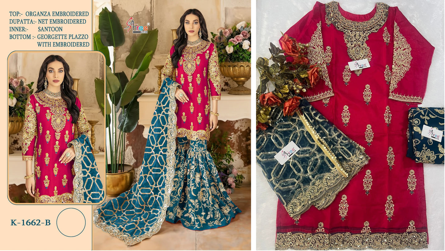 K-1662 Shree Fabs Pakistani Salwar Suits