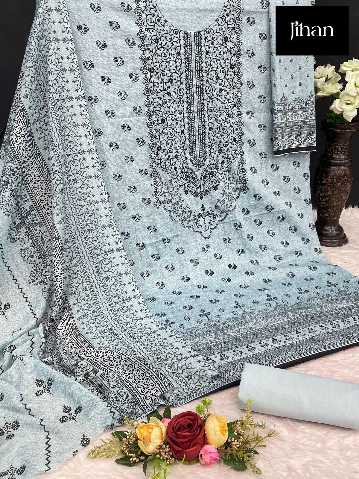 3410A Jihan Pure Lawn Pakistani Salwar Suits