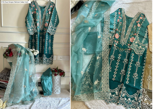 373A Ziaaz Designs Pakistani Salwar Suits