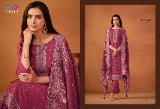 5776 Alivia Vol 3 Vipul Unstitched Suits