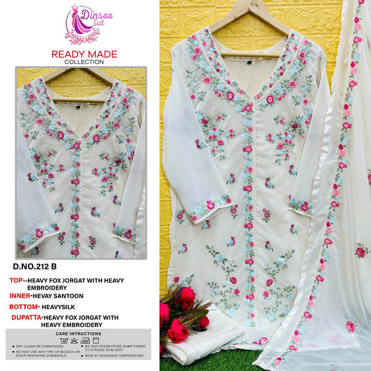 212-B Dinsaa Suit Pakistani Readymade Suits