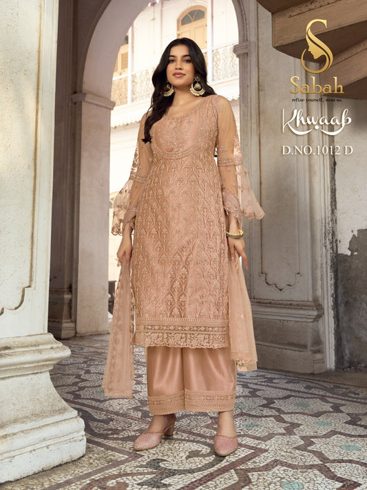 1012D Khwaab Sabah Unstitched Suits