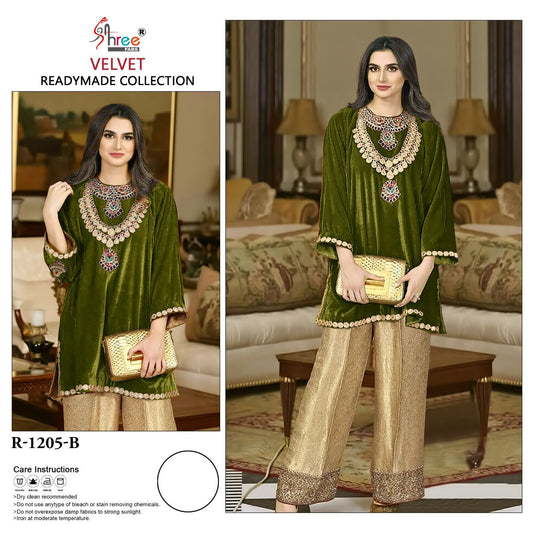 1205B Shree Fabs Top Bottom Set