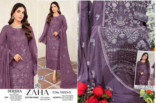 10223D Zaha Pakistani Salwar Suits