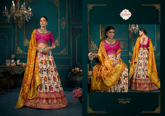 1755 Vol 3 Shisha Lehenga Choli