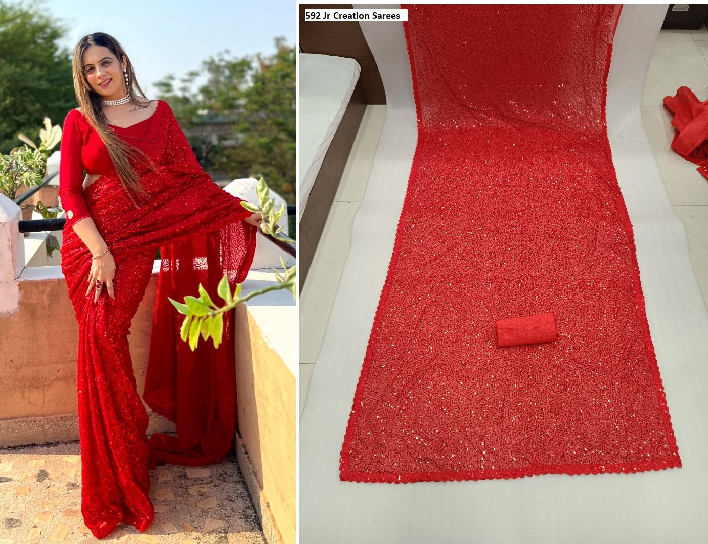 592 Jr Creation Sarees