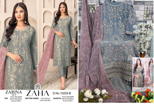 10225B Zaha Pakistani Salwar Suits