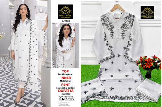 68 Nishbat Studio Pakistani Readymade Suits
